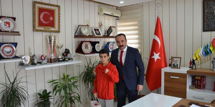 İl Müdürü Yıldız, Türkiye şampiyonunu ağırladı