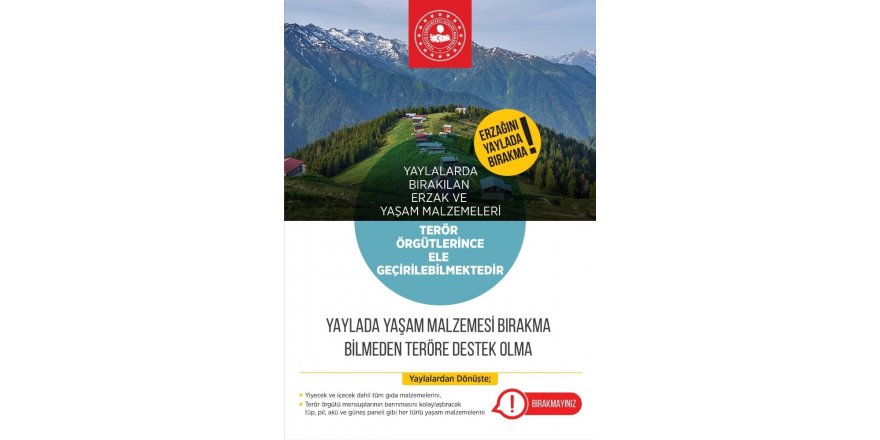 Bitlis Valiliğinden yaylacılara uyarı
