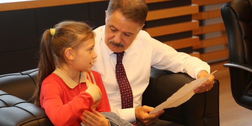 Çevreci öğrencilerden Başkan Deveci’ye mektup