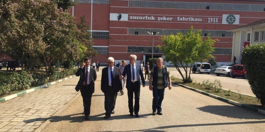 Başkan Güney’den, Şeker fabrikasına hayırlı olsun ziyareti