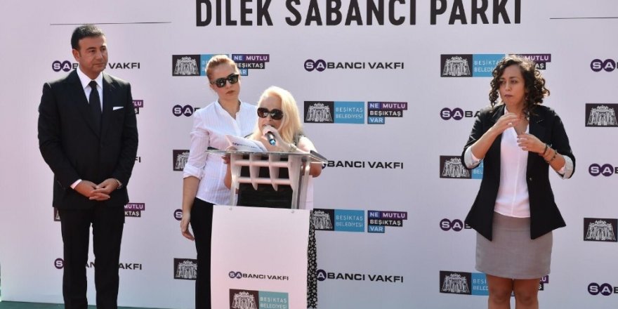 Dilek Sabancı Park’ı hizmete açıldı