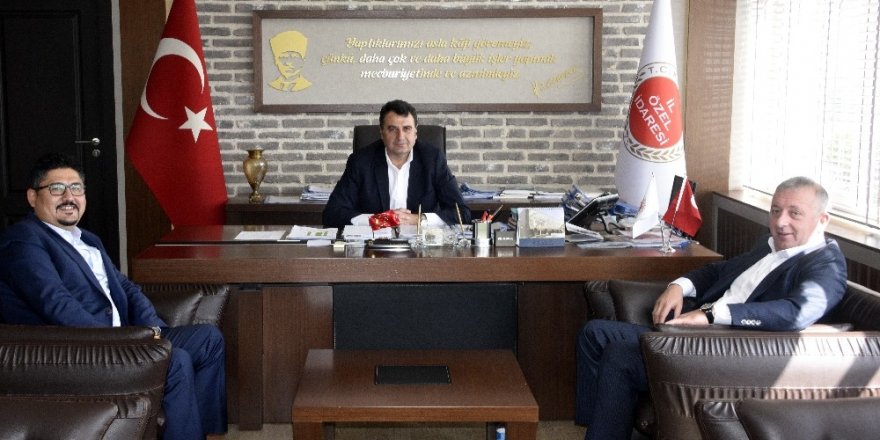 MHP İl Başkanı Aydın, Genel Sekreter Karahasan’ı ziyaret etti