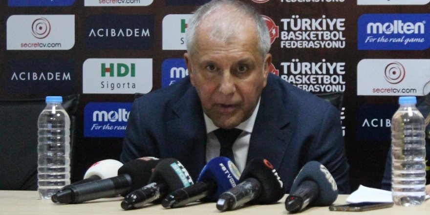 Zeljko Obradovic: "Bu maç sezonun ne kadar zor geçeceğini gösteriyor"