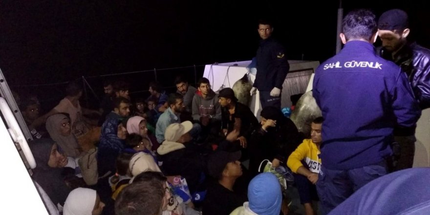 Didim’de 46 göçmen yakalandı