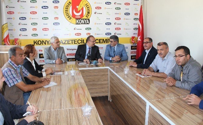 Vali Canbolat, Gazeteciler Cemiyeti’ni ziyaret etti