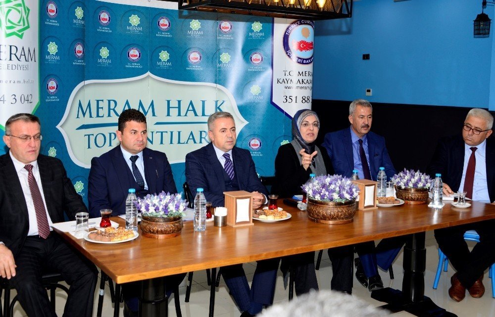 Meram’da halk toplantıları sürüyor