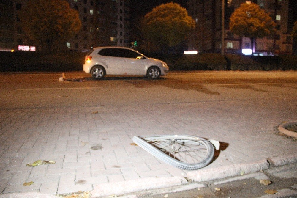 Konya’da Otomobilin çarptığı bisikletli hayatını kaybetti