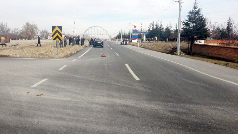 Konya'da otomobilin çarptığı bisiklet sürücüsü hayatını kaybetti