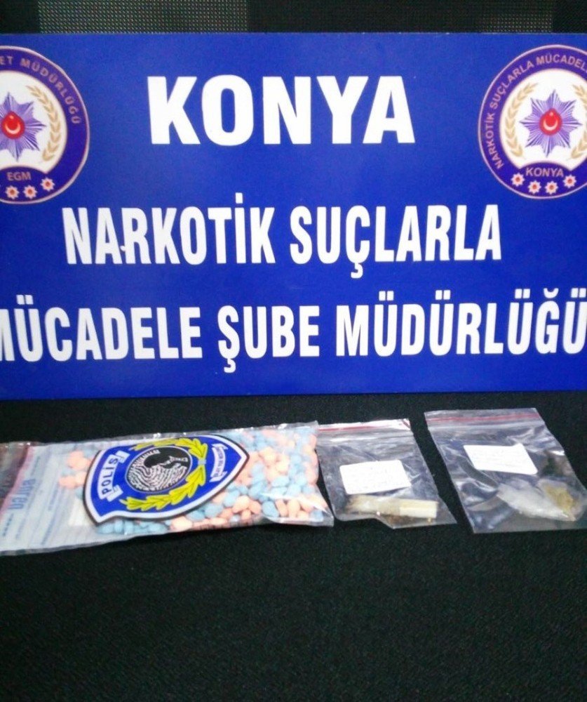 Yolcu otobüsünde uyuşturucu hap ele geçirildi