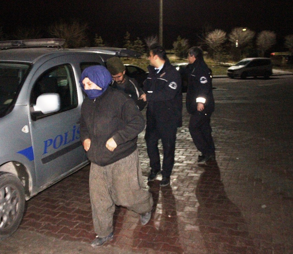 Hırsızlık yapan karı koca 10 dakika sonra yakalandı