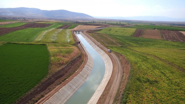 Konya’da 1 milyon 224 bin dekar tarım arazisi sulandı