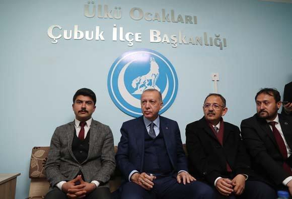 Cumhurbaşkanı Erdoğan'dan Ülkü Ocakları'na ziyaret 9