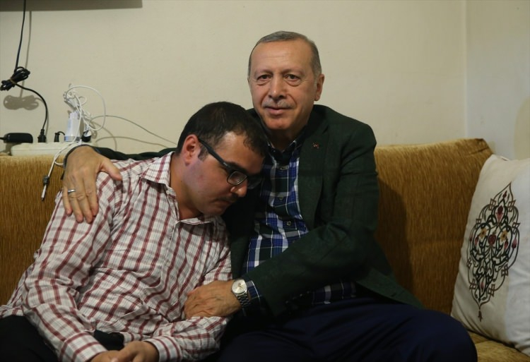 Başkan Erdoğan'dan duygulandıran ziyaret 10