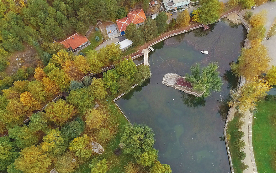Konya'daki Kuğulu Milli Parkı sonbahar görüntüsüyle büyülüyor 13