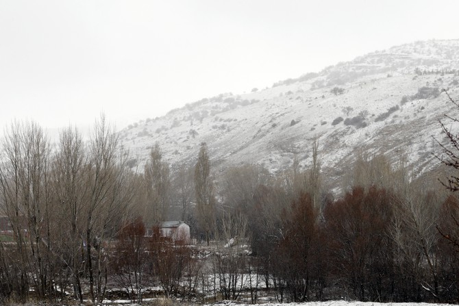 Konya’da yüksek kesimlere kar yağdı 4