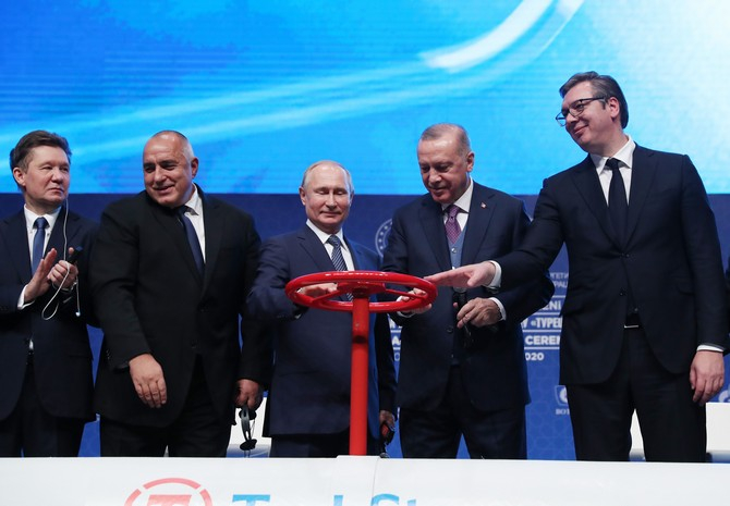 TürkAkım doğal gaz boru hattı açıldı 12