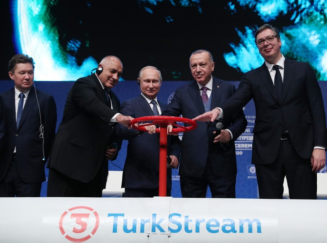 TürkAkım doğal gaz boru hattı açıldı 20