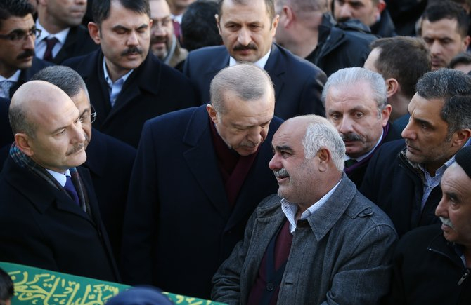 Cumhurbaşkanı Erdoğan Elazığ'da cenaze namazına katıldı 5