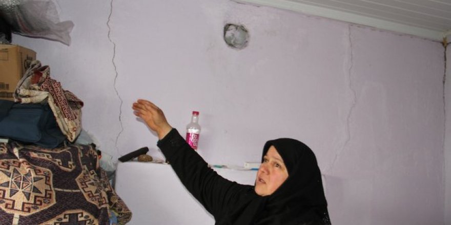 Konya'daki deprem sonrası evlerde hasar oluştu