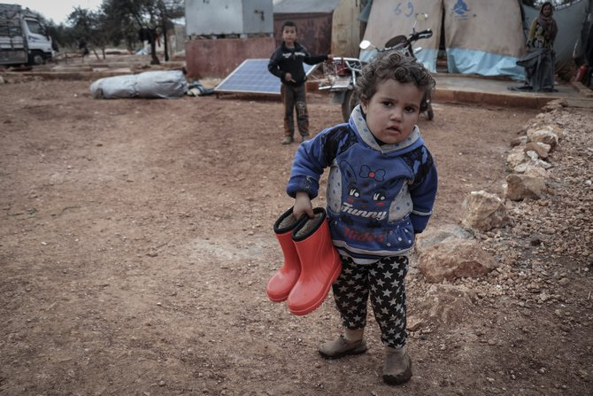 İdlib'teki göç en fazla çocukları etkiliyor 11