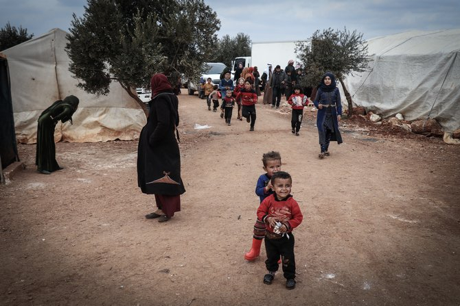 İdlib'teki göç en fazla çocukları etkiliyor 5