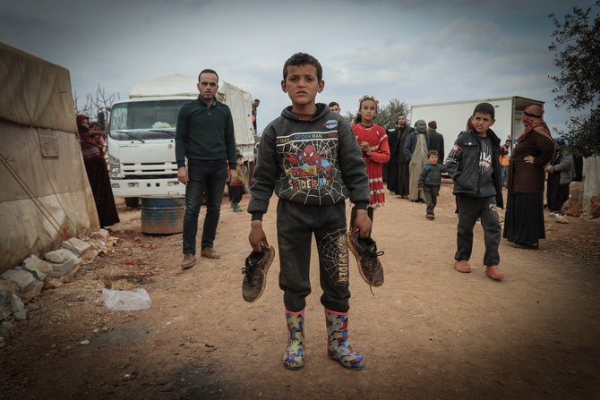 İdlib'teki göç en fazla çocukları etkiliyor 6