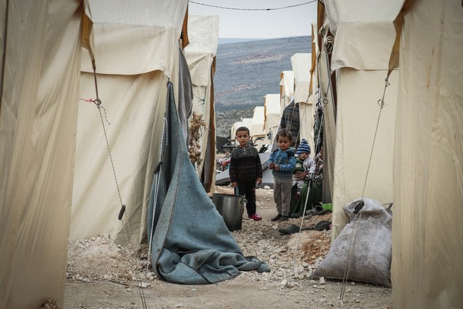 İdlib'teki göç en fazla çocukları etkiliyor 7