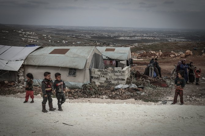 İdlib'teki göç en fazla çocukları etkiliyor 9