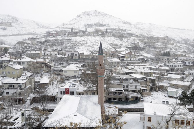 Konya'da kar yağışı etkili oldu 3