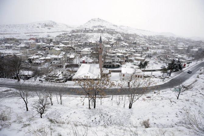 Konya'da kar yağışı etkili oldu 6