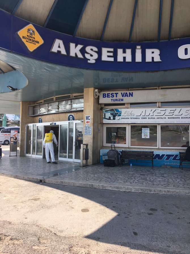 Konya Büyükşehir koronavirüsle mücadeleyi etkin şekilde sürdürüyor 14
