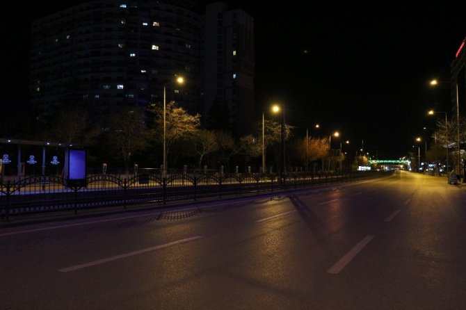 Konya sokağa çıkma yasağının ardından sokaklar boşaldı 21