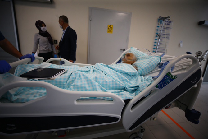 Konya'daki Kovid-19 ameliyathanelerinden görüntüler! 10
