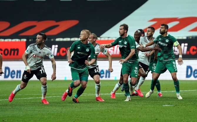 Beşiktaş-Konyaspor maçından kareler 17