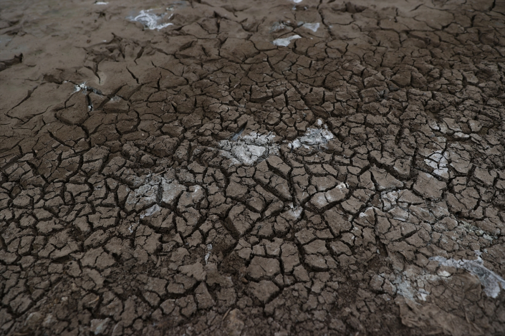 Konya'da suları çekilen May Barajı, kuraklığın boyutunu gözler önüne seriyor 9