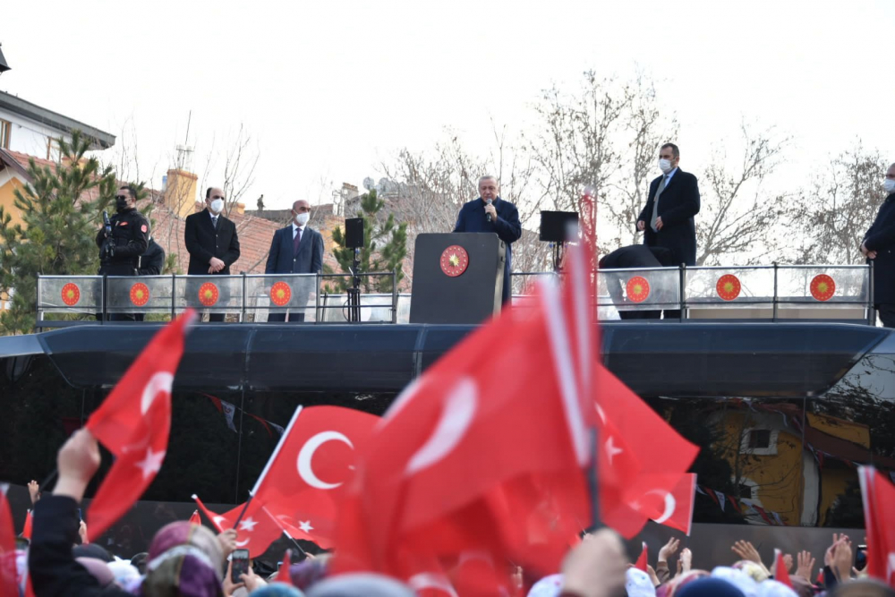 Cumhurbaşkanı Erdoğan'a Konya'da sevgi seli 22