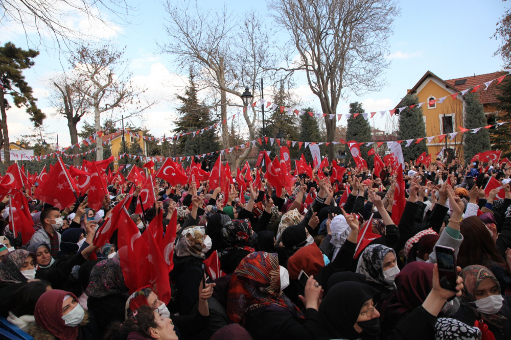 Cumhurbaşkanı Erdoğan'a Konya'da sevgi seli 26
