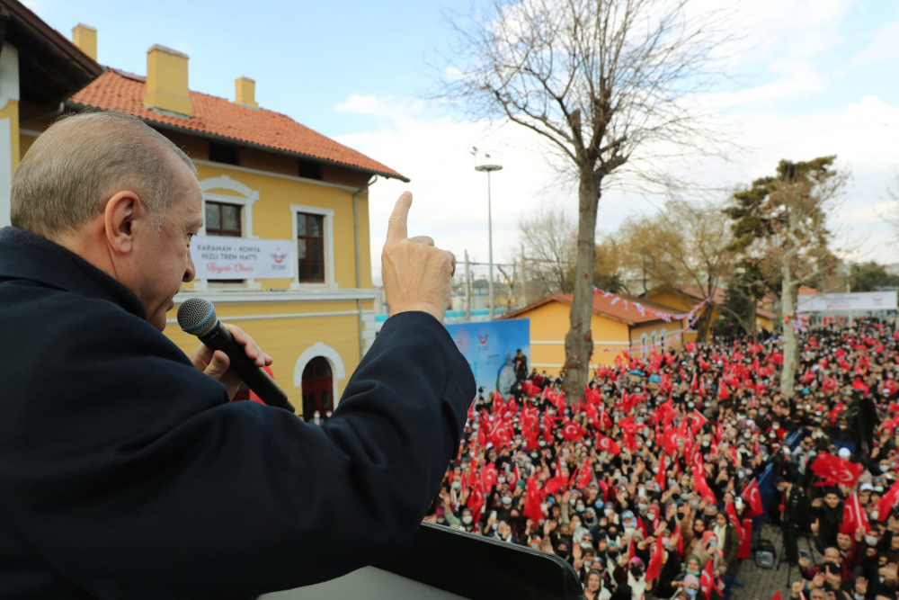 Cumhurbaşkanı Erdoğan'a Konya'da sevgi seli 28