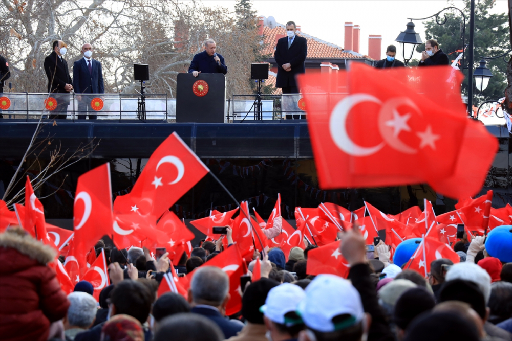 Cumhurbaşkanı Erdoğan'a Konya'da sevgi seli 4