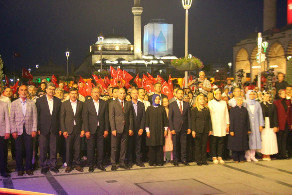 Konya, Mevlana Meydanı'nda 15 Temmuz Şehitlerini andı 41