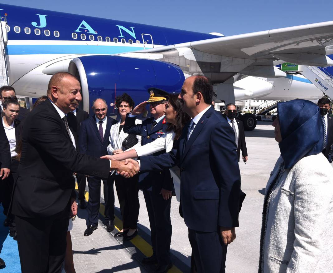 Azerbaycan Cumhurbaşkanı İlham Aliyev ve eşi Konya'da 6