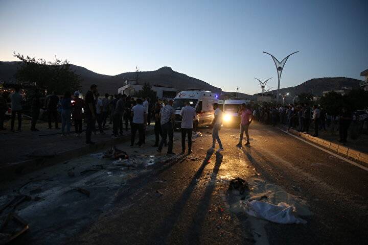 Mardin'deki kaza felaketinin boyutunu gösteren kareler 16
