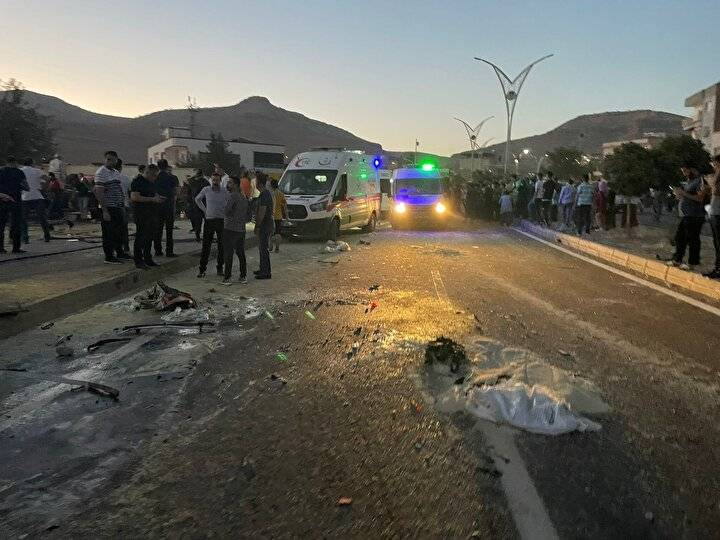 Mardin'deki kaza felaketinin boyutunu gösteren kareler 2