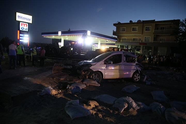 Mardin'deki kaza felaketinin boyutunu gösteren kareler 6
