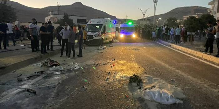 Mardin'deki kaza felaketinin boyutunu gösteren kareler