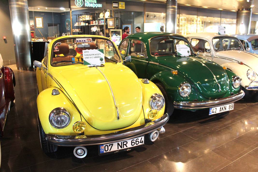 Konya’daki klasik otomobil sergisi 7’en 70’e ilgi çekiyor 5