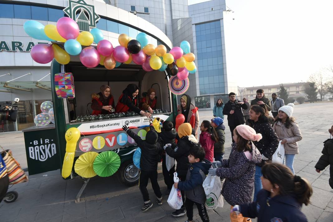Konya'da çocuklar üç ayları "şivlilik" geleneğiyle karşıladı 26