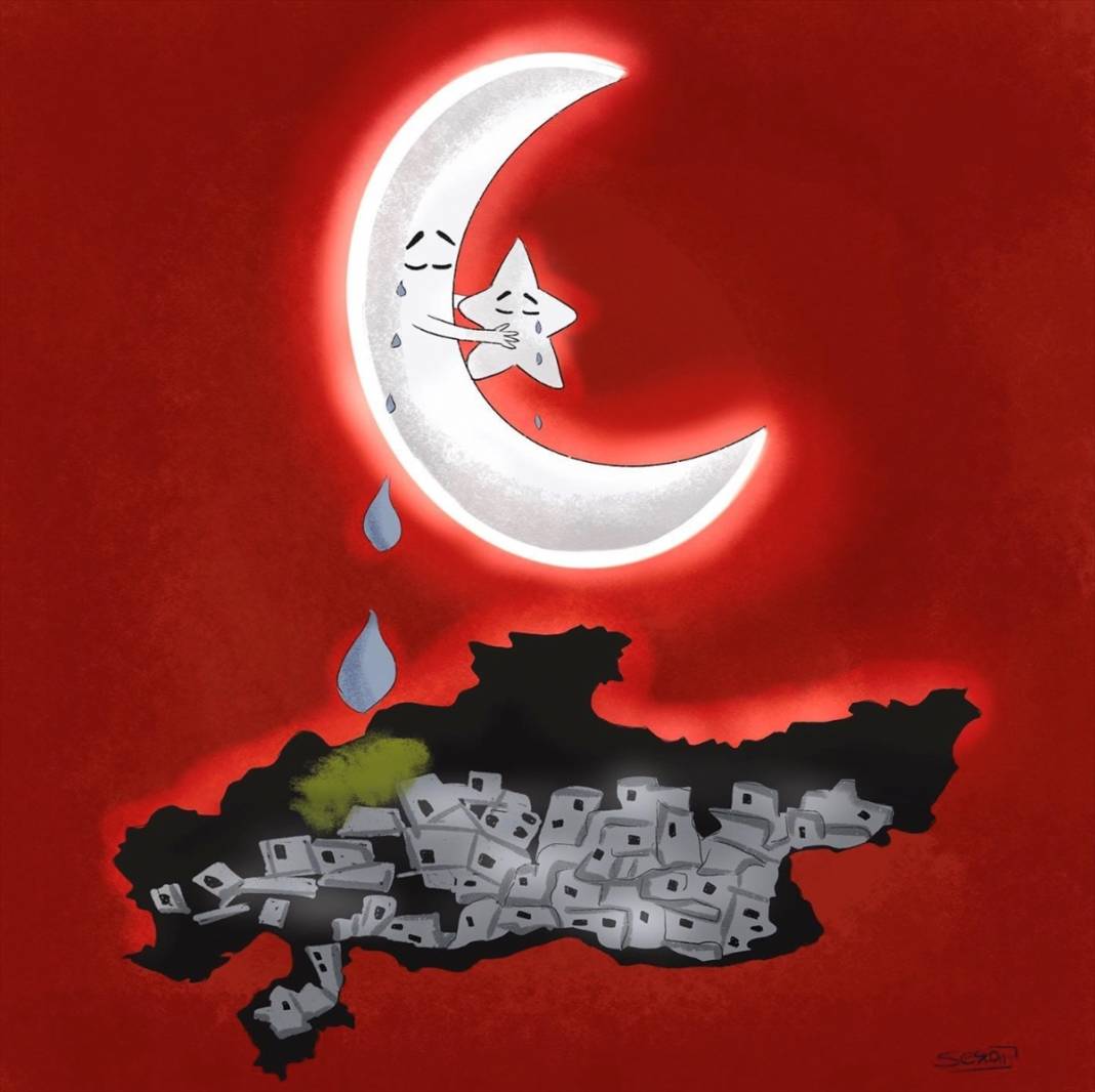 Türk ve yabancı illüstratörler, son çizimlerini Türkiye'deki depremzedeler için yaptı 8