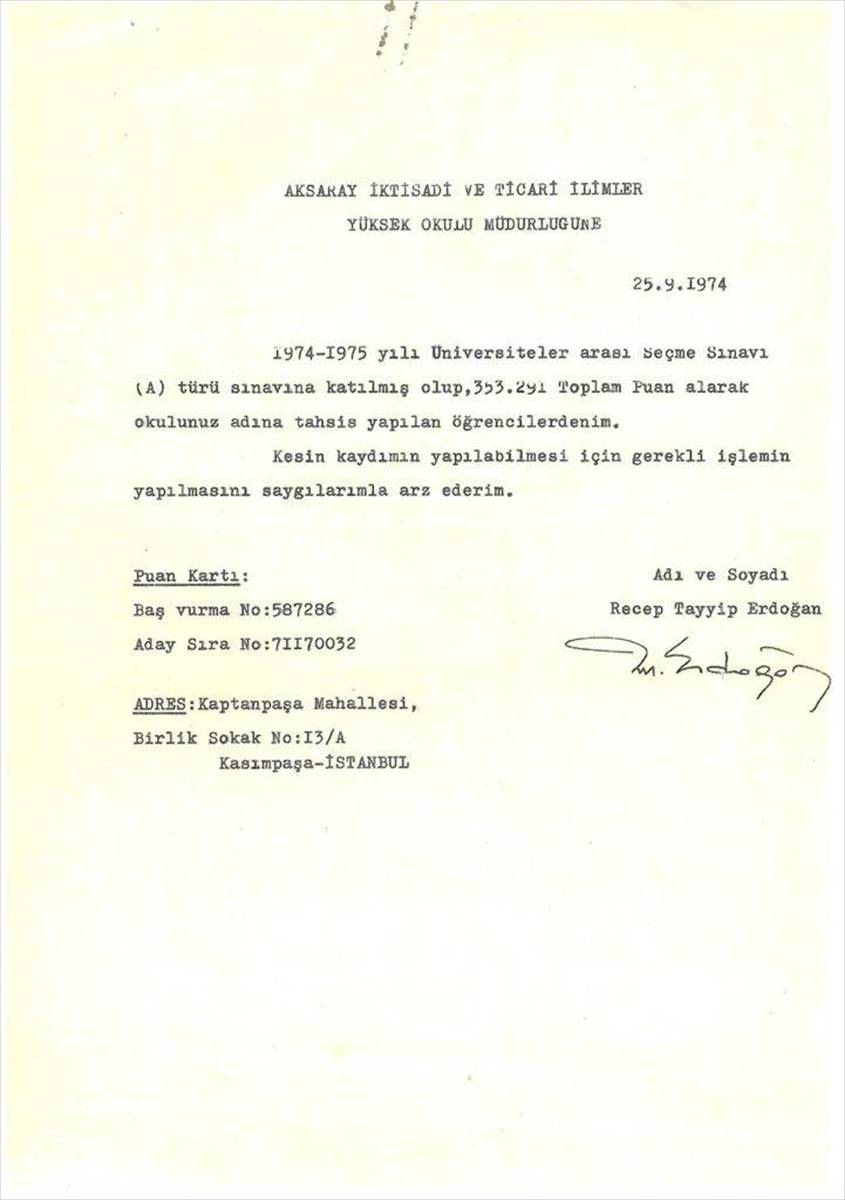 İşte Cumhurbaşkanı Erdoğan'ın lisans diploması 5