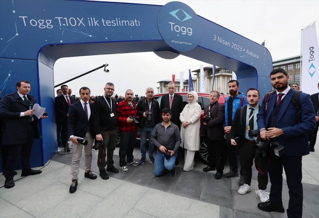 Cumhurbaşkanı Erdoğan, ''Togg T10X İlk Teslimatı Programı’'na katıldı 2